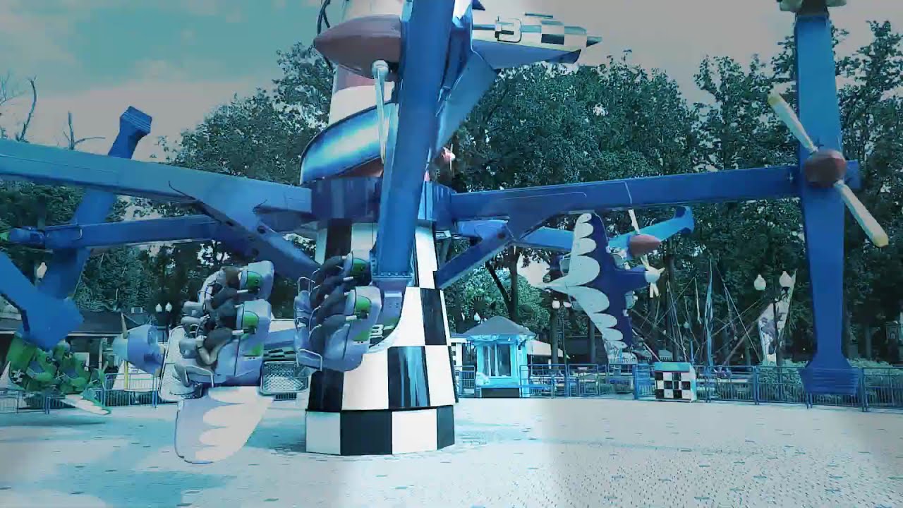 Аттракционы. Парк Горького. Харьков, лето 2018-2