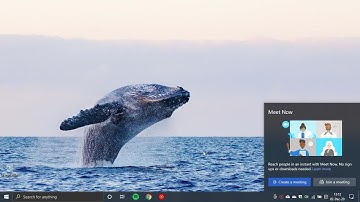 Microsoft Adds New "Meet Now" Feature To The Windows 10 Taskbar