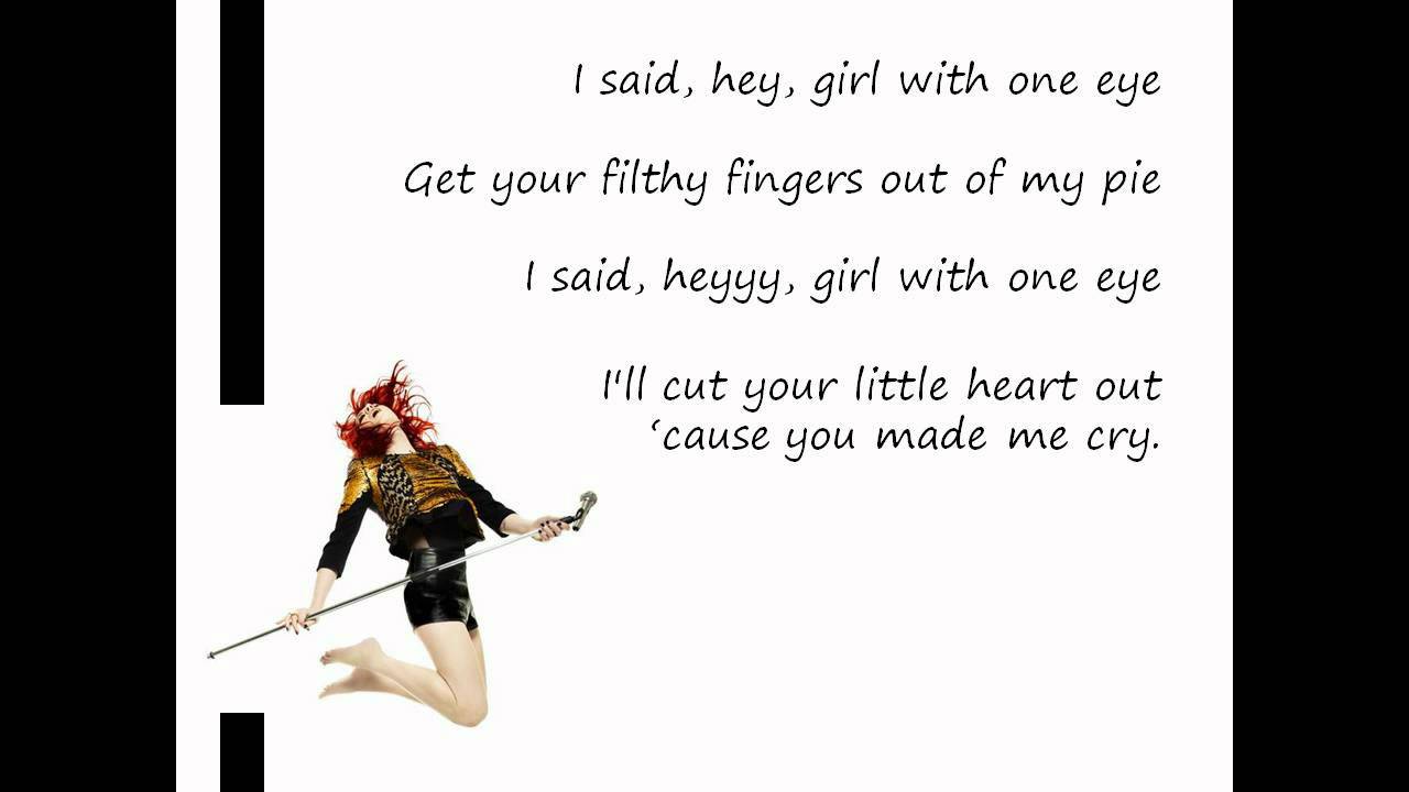 Lyrics Girl With One Eye (Demo) Florence + The Machine