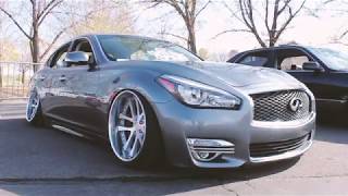 New infiniti q70 on 20in weds and airtekk air suspension
-------fitment specs below------- all parts for this exact set up are
available at vivid racing (htt...