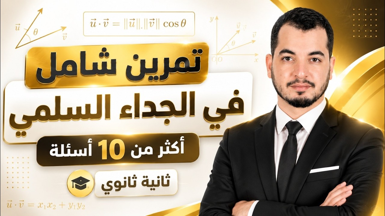 الجداء السلّمي و التحاكي  || ثانية ثانوي