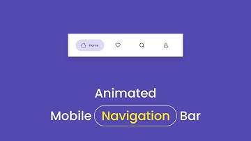 How To Make A Mobile Navigation Bar Using HTML CSS And JavaScript | Animated Mobile Menu
