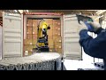 Étude de cas | Déchargement automatique de conteneurs pour une marque de vêtements de sport