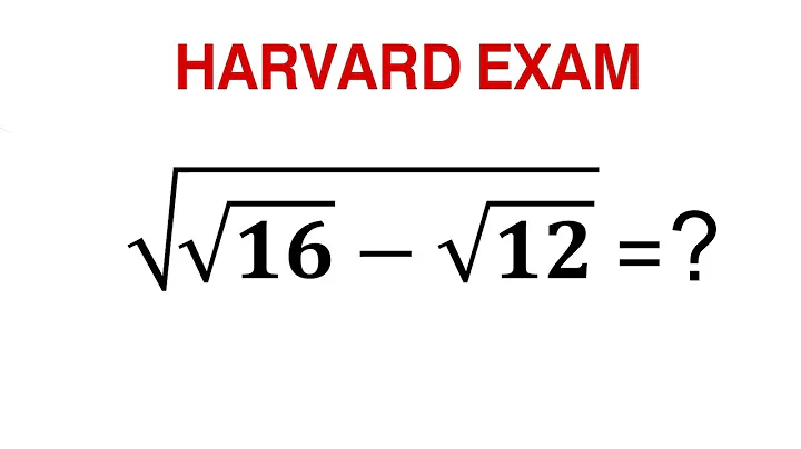 Solving a 'Harvard' University entrance exam question