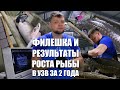 Филешка и результаты роста рыбы в узв за 2 года