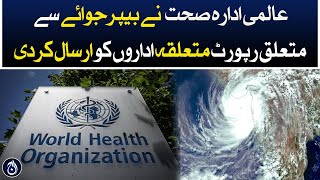 World Health Organization sent report on cyclone Biparjoy to the relevant institutions - Aaj News image