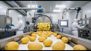 Inside the Pringles Factory: Watching Potatoes Transform Into Perfect Chips (Full Process)