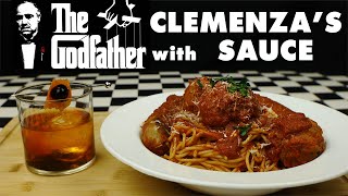 THE GODFATHER (1972) Godfather Cocktail with Clemenza's Sauce [Spaghetti & Meatballs]