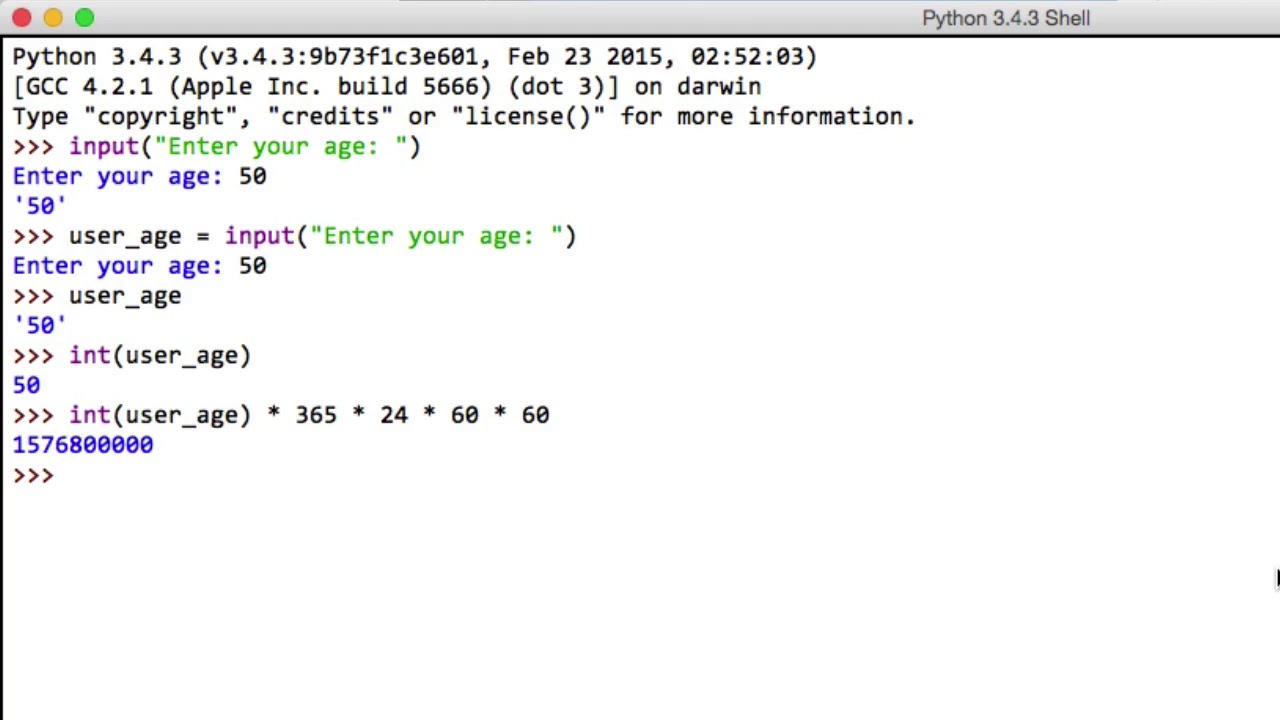 Lesson 5 Python Course Getting User Input With The Input Method Lesson 5 Python Course Getting User Input With The Input Method
