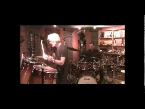 Danny Carey, Stewart Copeland, Les Claypool and Neil Peart jam