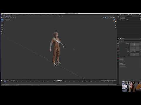 Avatar létrehozása Ready Player, Mixamo és Blender segítségével