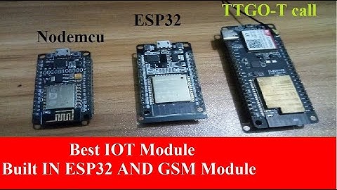 TTGO T-CALL : The Best IoT Module .Wifi Bluetooth and GSM, GPRS | ESP32 Sim800L| Best for iot Lover