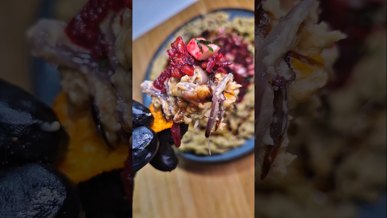 İşte Aradığın Meze: Soğanlı Pancarlı Humus 🤩 Tarif Açıklamada 💯 #yemektarifleri #meze #mezetarifleri