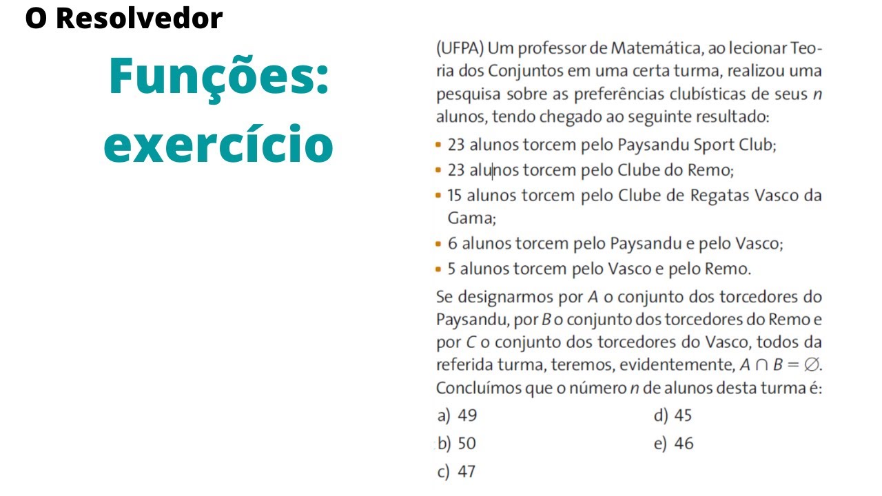 Professor transforma o Botafogo em tema de prova de matemática - Lance!