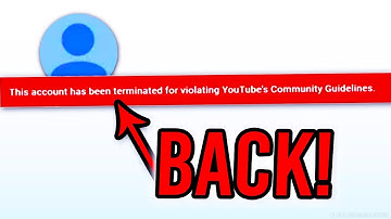 YouTube Is UNBANNING Terminated Channels?