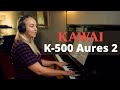 Kawai K-500 Aures 2 Piano Demo (Acoustic Hybrid Piano, Piano with Silent System)