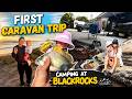 First caravan trip - Black Rocks NSW
