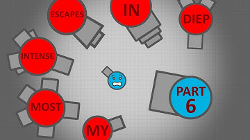 My Most Intense Escapes In Diep.io Compilation! (Part 6)
