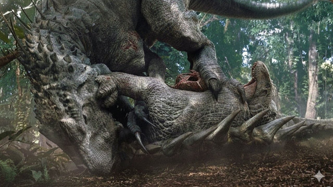 Indominus rex found a fat diplodocus for dinner today