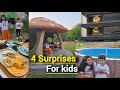 Saying yes to kids |4 Surprises for Aima Abdullah| full day vlog with kids