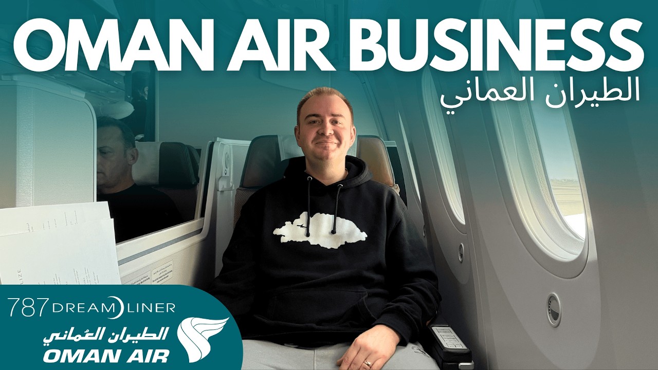 Oman Air's business class, my BIGGEST lie-flat bed yet?! | Flight Review | Muscat-Paris CDG | 787-9