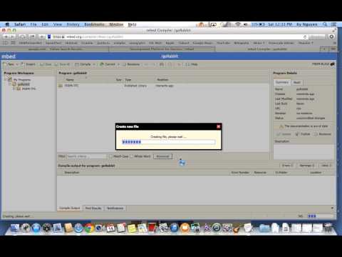How to create sample program using mbed for Freescale Cup using FRDM-KL25Z