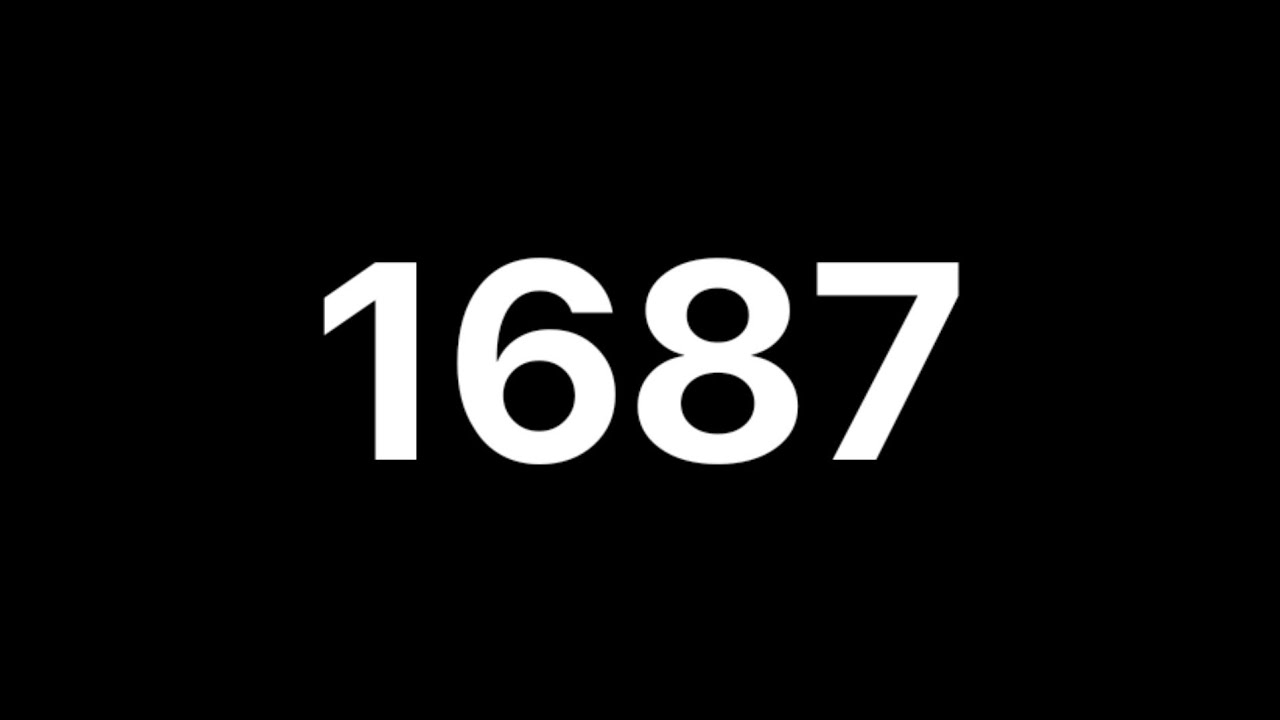 1687 - YouTube