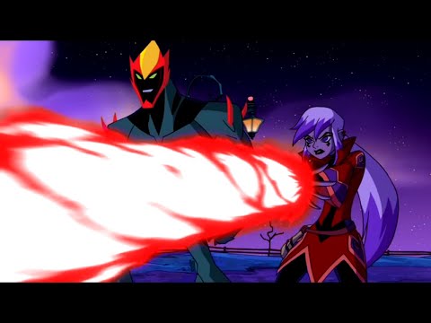 Ben 10 Omniverse Charmcaster's Spells but red magic