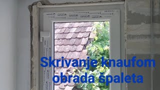 Obrada špaleta i skrivanje knaufom