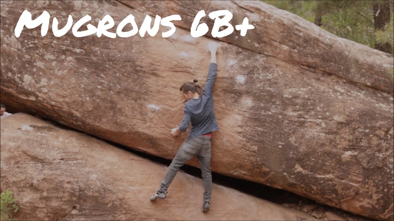 Mugrons 6B+ | Albarracín Bouldering | Sector Parking