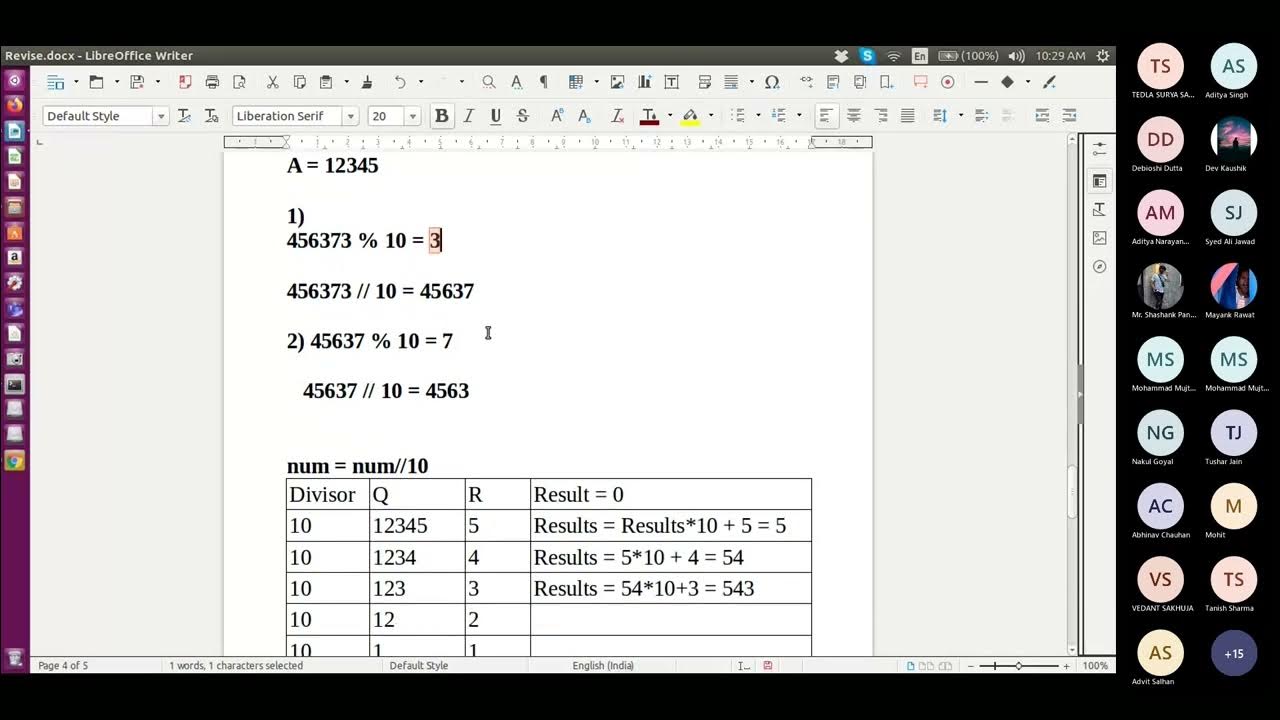 Lecture 11: Reverse a number | Python Code - YouTube