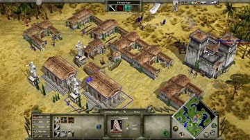 Zeus vs Hades - 1v1 Ranked Match - Pushing with just 2 Town centres - Age of Mythology