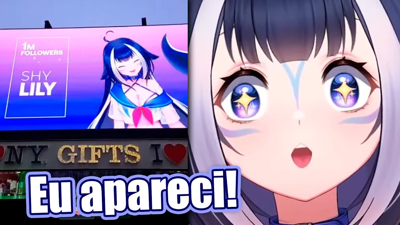 Lily aparece na Times Square, em Nova York!