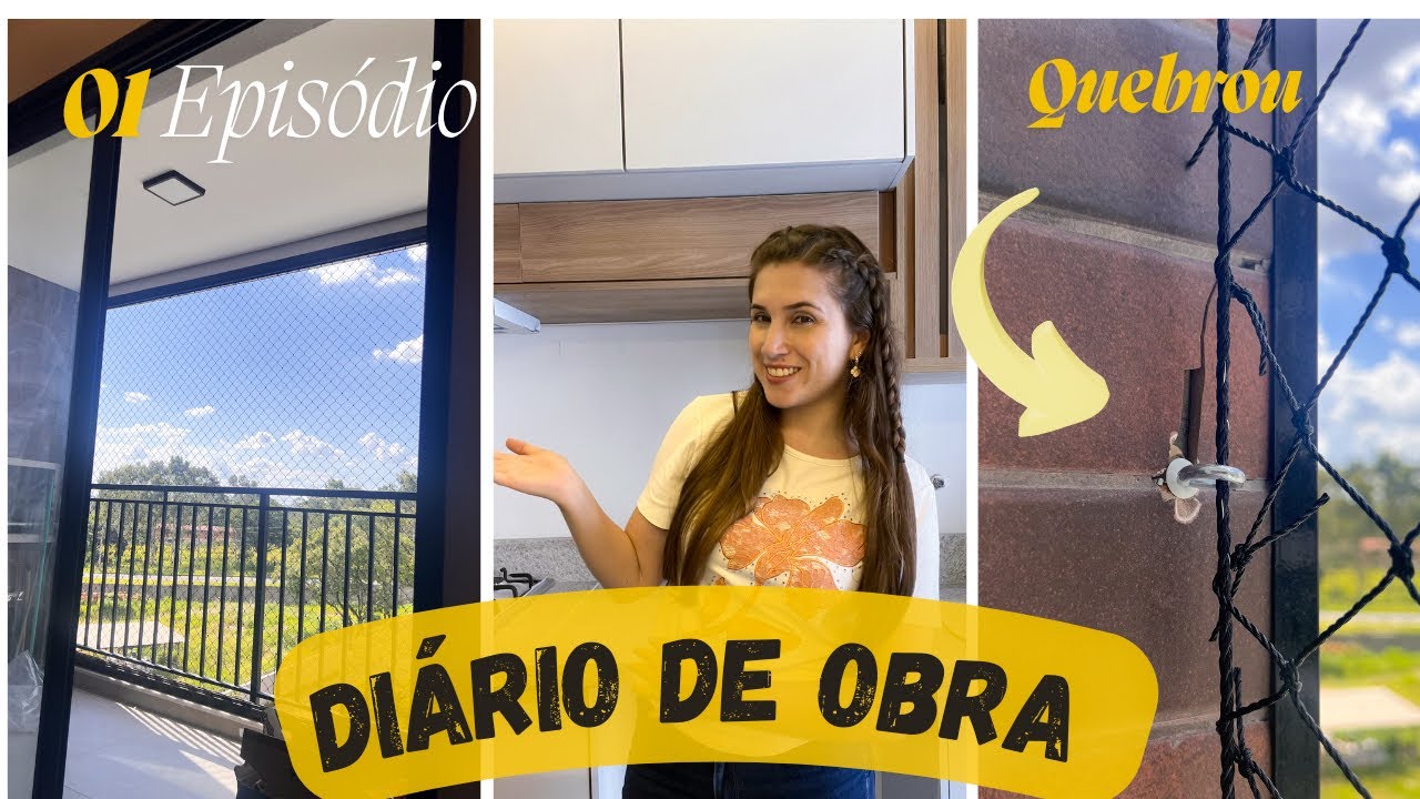 DIÁRIO DE OBRA #01 🏡 Tudo que já fizemos +  Imprevisto na Sacada! 👀