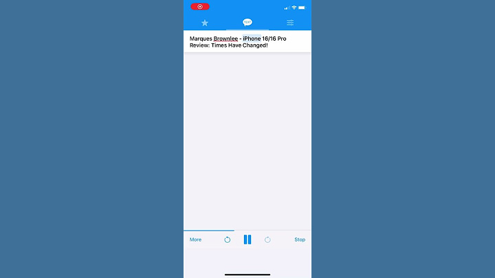 Marques Brownlee - iPhone 16/16 Pro Review: Times Have Changed!
