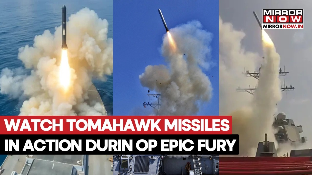 US Deploys Tomahawk Missiles On Iran During Op Epic Fury, Watch Hundreds Of Missiles Being Launched