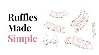 How to Draw Ruffles | Step-by-Step Beginner’s Guide