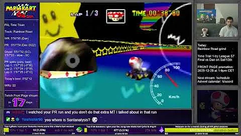 MK64 - new best opener on RRd - 1'56"94 (1-shroomer)