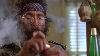 Cheech & Chong’s Next Movie Chong smoking cockroach