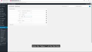 Live Events - Create A Comparison Visual Stat Item