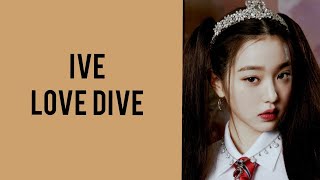 IVE - LOVE DIVE (lyrics)