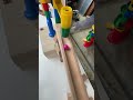 Marble Run Colorful slope HABA & kumi kumi #asmr