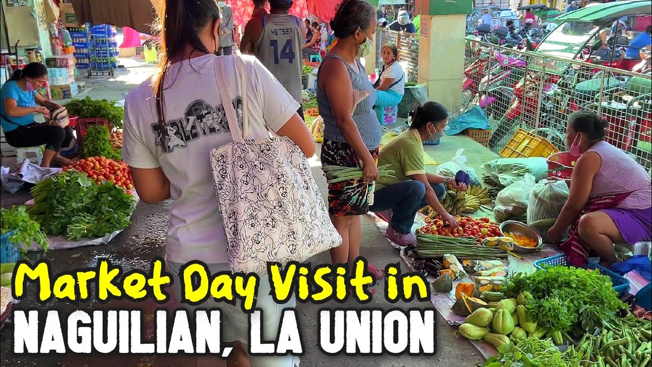 Market Day in NAGUILIAN, LA UNION Philippines Sunday Morning Visit to