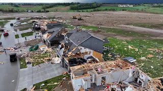 Tornado damages large area of Douglas County, Nebraska