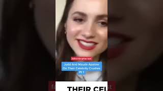 Judd & Maude Apatow on their CELEB CRUSHES 😅💖 #shorts