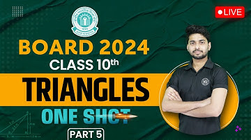 CBSE Class 10 Maths Chapter 6 | Class 10 Triangles One Shot | Toofan Series | Maths By Prince Sir #5