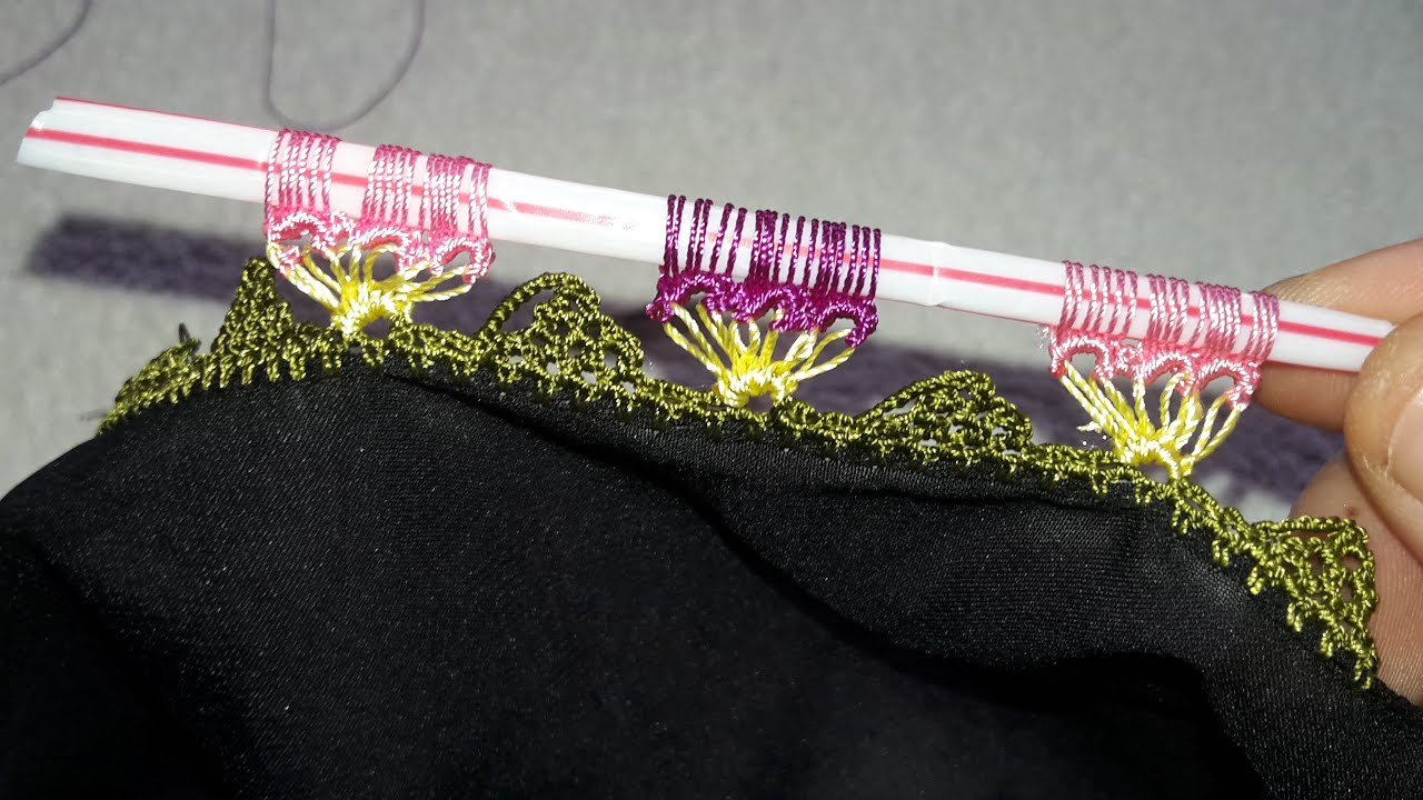 546 Ne kadar farklı olduğunu izleyin görün tığ oyası yapımı