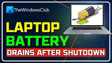 Fix LAPTOP BATTERY Draining After Shutdown | Laptop Losing Battery When It