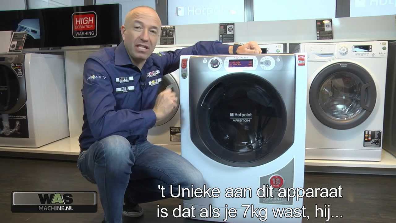 raken Wanorde Groene bonen Hotpoint AQD1170D 69 EU/A was-droogcombinatie. Wasdroogcombinatie, A en  1600 toeren van Hotpoint - YouTube