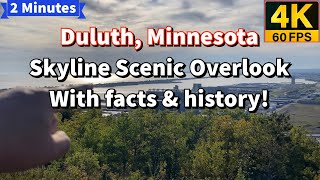 Stunning Skyline Scenic Overlook with Fact & History | Duluth, Minnesota tour